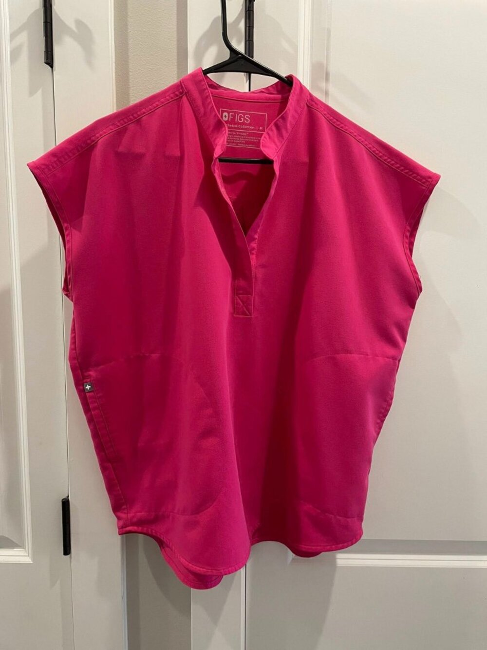Figs Rafaela Scrub Top Pink